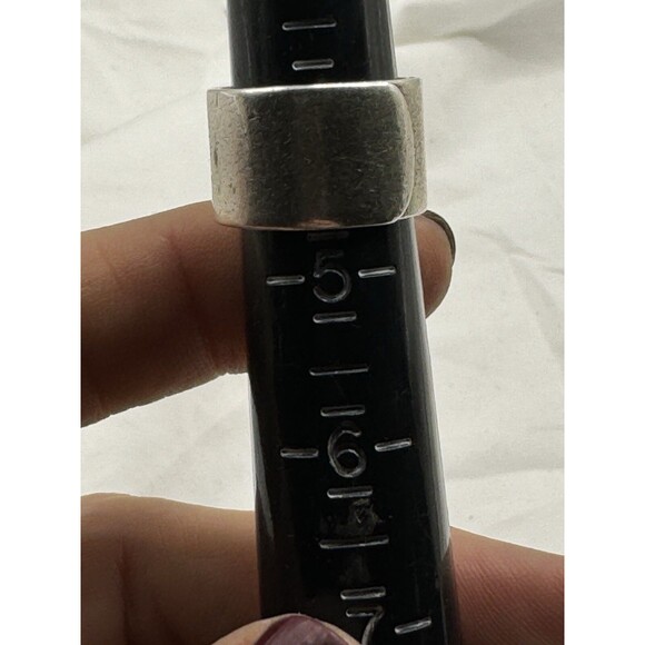 Ilias Lalaounis Sterling & 21k Yellow Gold Emblem Band Pinky Ring Size 4.5-5 - Picture 4 of 8